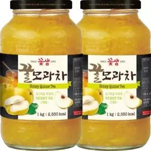 꽃샘 꿀모과차 2kg(1kgx2병)
