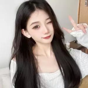 인모 반가발 긴머리가발 가발 여성 헤어피스 볼륨 부분 스트레이트