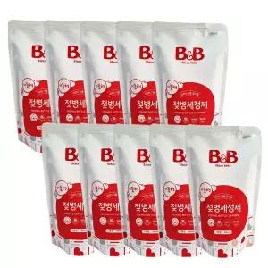 비앤비 젖병세정제 거품형(리필) 400mL x 10개