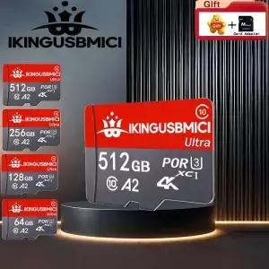 메모리 카드 TF SD 마이크로 256GB V10 고속 마그네틱 방수 울트라 HD 대시캠 드론용