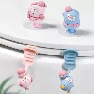변기커버손잡이 화장실 변기 커버 캐릭터 손잡이