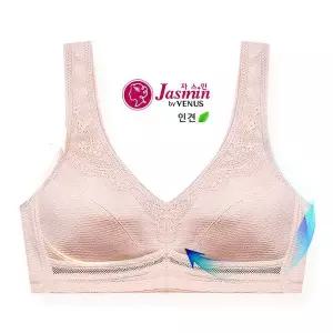 [비너스 자스민]인견 노와이어 메쉬 풀컵 레이스 브라 jbr2128