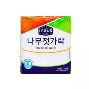 크린랩 나무젓가락 100P 일회용나무젓가락