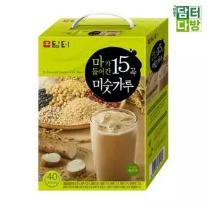 담터 15곡 미숫가루 40스틱 (도매용)차 가정용 곡물 맛있는 음료 곡물티 미숫가루티