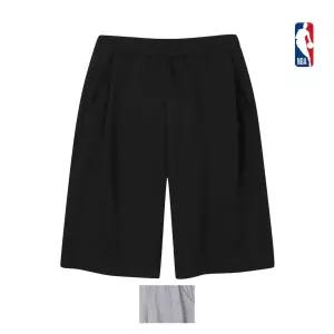 [백화점 정품] NBA 남녀공용 오버핏 베이직 원턱 와이드 버뮤다팬츠 반바지 N262TP021P