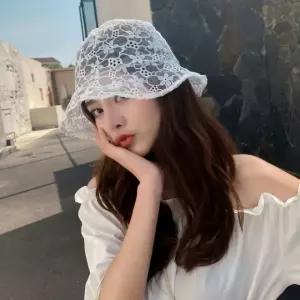 여름 시스루 레이스 버킷햇 벙거지 모자