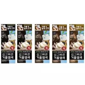 거품염색약 거품염색 새치염색약 쉽고빠른 샤인빈