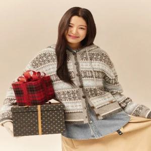 리 우먼 후드 노르딕 가디건 그레이 LE2504CD67GR 5512921