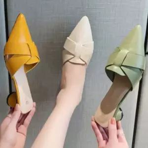 여자로퍼 블로퍼 캐주얼 미들굽 여성화 미들힐