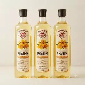 [셀러허브]사조 카놀라유 900mL, 3개 (S51897116)