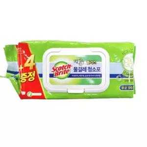 더블액션 플러스 물걸레 청소포 대형 20매 소우수한세척력 결한 알뜰한 실용적 사용이편리한 소용물티슈 도