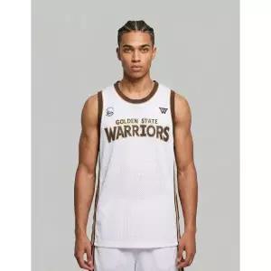 NBA 어센틱 농구 유니폼 메쉬 슬리브리스 화이트