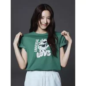 폴햄 여성 쿨코튼 콜라보 기본핏 반팔티_PHG2TS2440