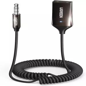 UGREEN Aux to Bluetooth 6.0 어댑터 3.5mm 블루투스 수신기 자동차 USB 잭 키트 핸즈프리 통화를 위한