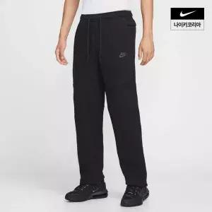 나이키 NIKE 테크 남성 오픈 헴 플리스 팬츠 IM0698 010 LE1220317484