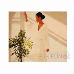 아트포스터 여성 거실그림 그림포스터 홈인테리어소품 아트그림 인테리어포스터 M 식물 패브릭포스터
