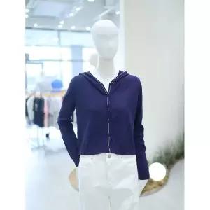 한정수량 온앤온 후드넥 라인배색 썸머 가디건 NJK5MD532 2821751