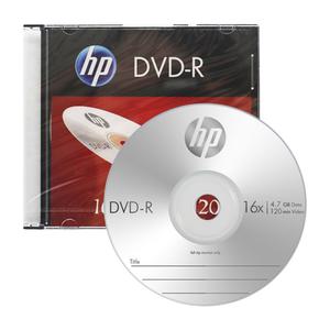 공시디 HP DVD-R 1장/4.7GB 16배속 미디어 씨디 공CD