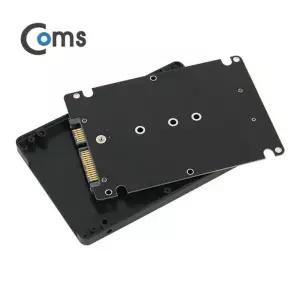 [에스투씨엔아이][ITB748]  Coms SATA 컨버터(M.2 to SATA) 케이스형/Black