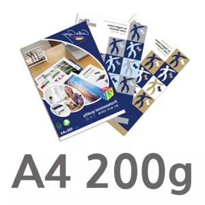 고품질 레이저 프린터 인화지 증명 사진 인쇄 인화 코팅 포토 용지 A4 200g 100매 프린트 프린터기 포스터