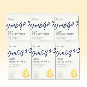 닥터린 초임계 rtg 오메가3 6박스 6개월 EPA DHA 함유유지 KDPHARMA