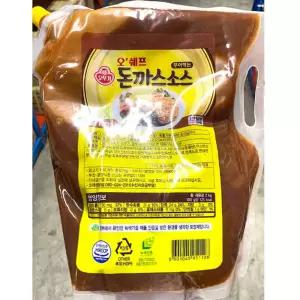 오뚜기 옛날 돈까스소스팩 경양식 왕돈가스소스 2kg