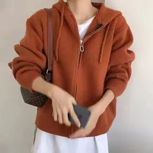 [하프클럽/에이시크]가을겨울 데일리 니트 집업 점퍼 C24CJP637