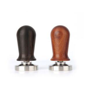 템퍼 스프링 커피 템핑 카페 우드 탬퍼 58mm 바리스타 용품