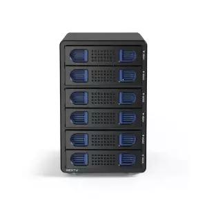 이지넷유비쿼터스 NEXTU 하비샘 6베이 USB3.2 데이터 스토리지926U3 (하드미포함)