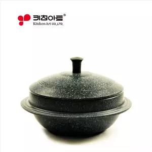 키친아트 주물가마솥20cm/냄비/밥솥/뚝배기/가마솥/무쇠솥