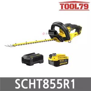 스탠리 SCHT855R1 충전 전정기 20V MAX 6.0Ah 배터리 1개 날길이 550mm 양날동시작동 안전듀얼스위치 절단