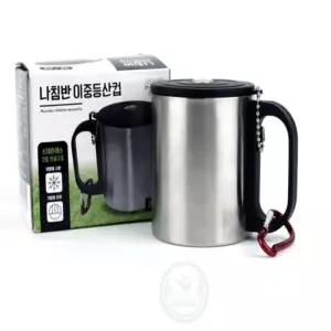 포근한잡화점 나침반 이중등산컵 200ML 스텐보냉컵 등산머그컵