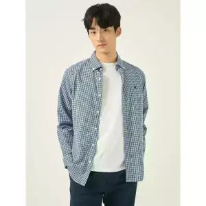 [빈폴] 깅엄 체크 셔츠 그린 (BC5864C17M)