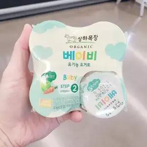 상하목장 베이비 유기농 요거트 사과 당근 85g x 4개 m89802