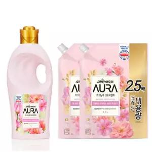 아우라 섬유유연제 윌유메리미 1L + 1.7L x 2개