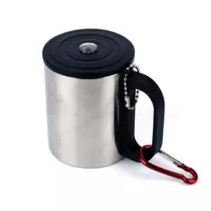 초초맛트 나침반커버 이중컵 200ML 캠핑스텐컵뚜껑