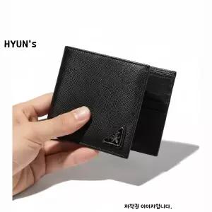 PRADA 26FW 사피아노 삼각로고 반지갑 (2MO513 QHH F0002)