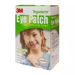 고품질 3M 테가덤 눈 아이패치 20매 타원형 어린이아이패치 사시안대 내사시 약시 외사시 WFHGYY2