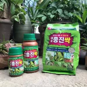 대유 총진싹 식물 살충제 관리제 토양 뿌리파리약 1L