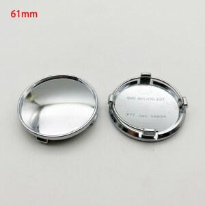 휠캡 커버 블랙 실버 휠 자동차 센터 캡 홀 허브캡 범용 엠블럼 데칼 액세서리 60mm 61mm 65mm 4
