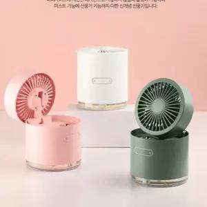 선풍기 냉풍기 써큘레이터 휴대용 충전식 탁상용 미니 USB 가습기