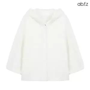 [ab.f.z] 후드 페이크퍼 가디건 (AFY1GY33A)