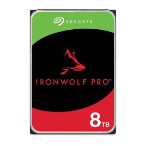 Seagate IronWolf Pro, 8TB, 엔터프라이즈 NAS 내부 HDD u2013CMR 3.5인치, SATA 6Gb/s, 7,200RPM, 256MB RAID 네트워크 연결 스토리지용 캐시(ST8000NT001)