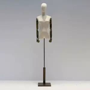 전신 마네킹 빈티지 거치대 매장 진열 옷가게 여성용 두상 모형 토르소 속옷