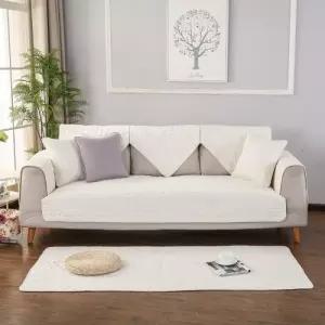 [러빙랩]클레망스 양면 순면 쇼파패드 패드 4인용 소파 90x240cm