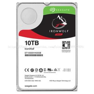 Seagate IronWolf NAS 3.5인치 10TB 256MB 내장 데스크탑 하드 드라이브 - ST10000VN0008용