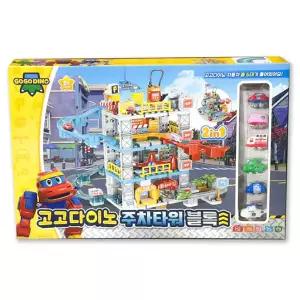 에코큐브 고고다이노 주차타워 블록 207pcs/자동차6개 (21915) 69000