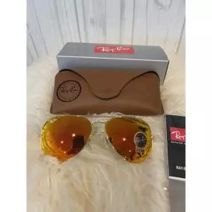 레이밴 RB3026 에비에이터 선글라스 골드 프레임 미러 렌즈 IG 62mm 남녀공용