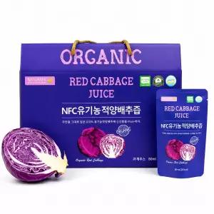 국내산 유기농 NFC 적양배추즙 80ml x 30포 빨간 양배추즙 100%