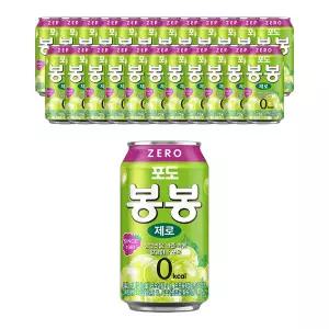 [해태음료]  봉봉 포도 제로, 340ml, 24개
